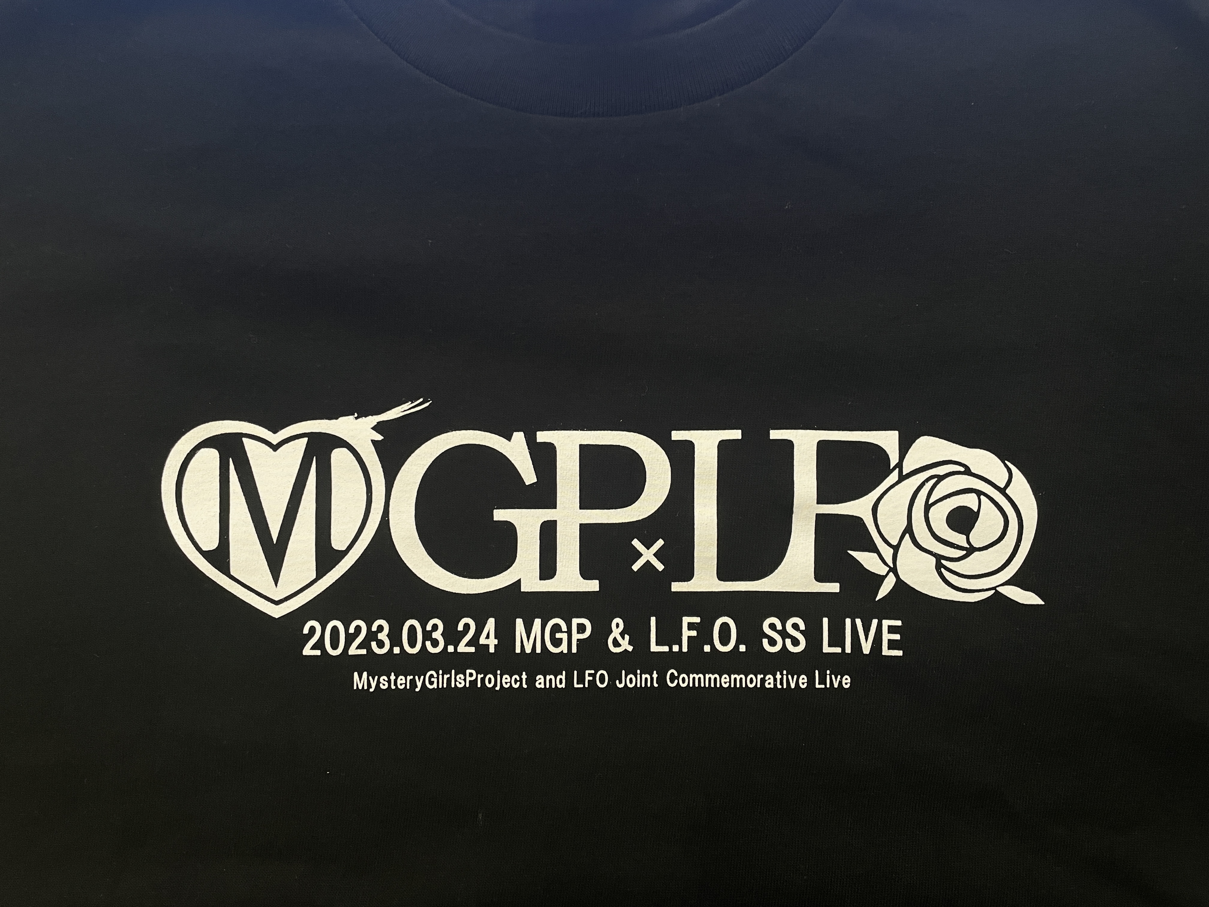 「MGP&L.F.O.合同ライブ」記念Tシャツ